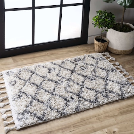 Nuloom Transitional Kristi Shag Area Rug 3ft x 5ft KKEL02A-305